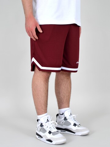 Adam Loosefit Sporthose 'Sweatshorts Basketball Shorts'‌‌‌‌‌‌‌‌‌ in Rot