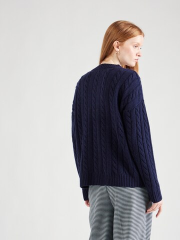 UNITED COLORS OF BENETTON Knit Cardigan in Blue