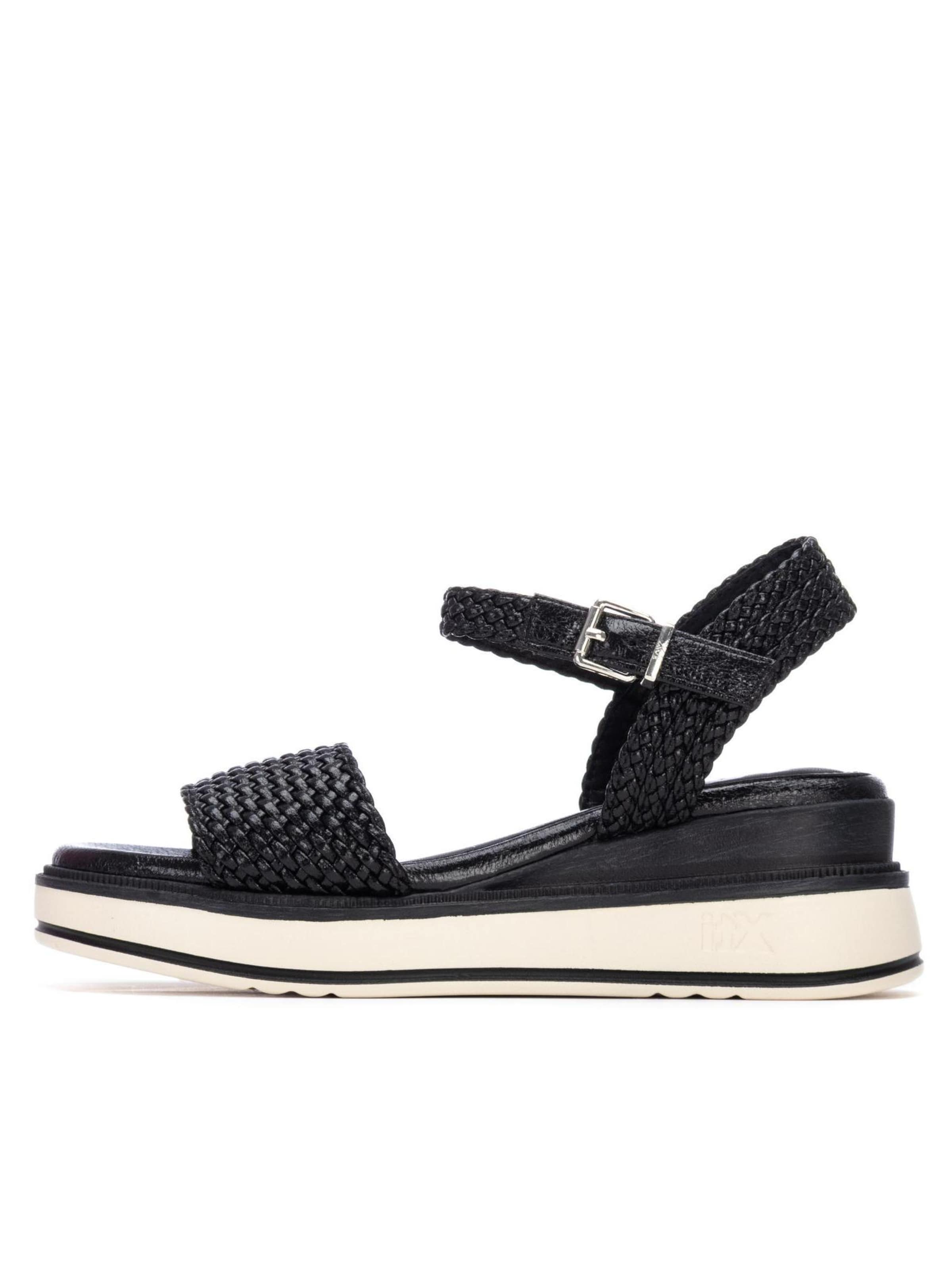 Xti Sandals in Black: front