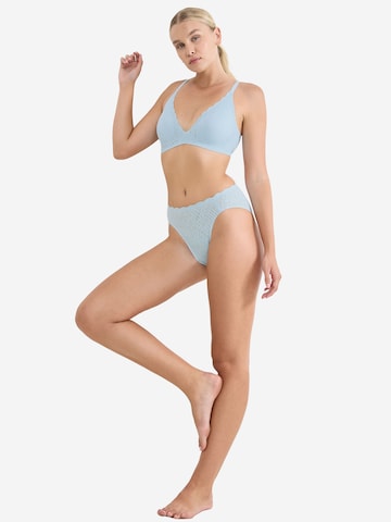 SLOGGI Push-up BH ' Blue ZERO Feel Bliss THE UP ' in Blauw