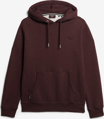 Superdry Sweatshirt 'Essential' in Brown: front