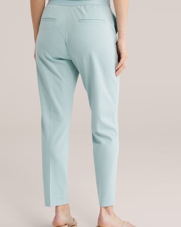 WE Fashion Slimfit Byxa i blå