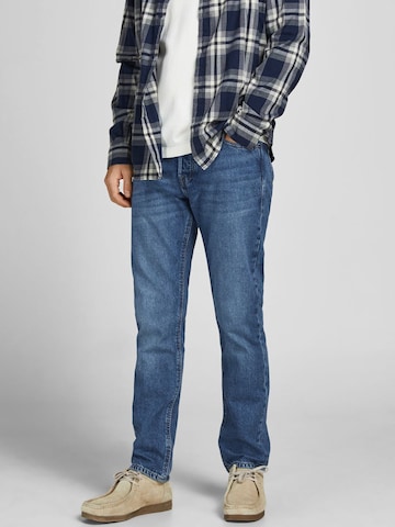 JACK & JONES Regular Jeans 'Mike' in Blauw: voorkant