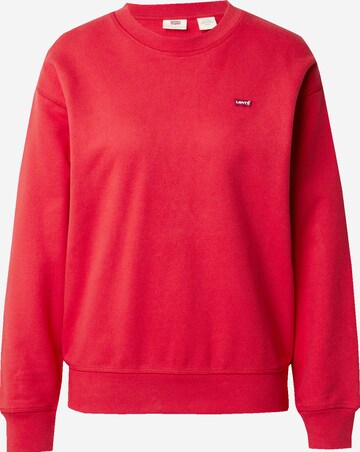 LEVI'S ®Sweater majica 'Standard Crew' - crvena boja: prednji dio