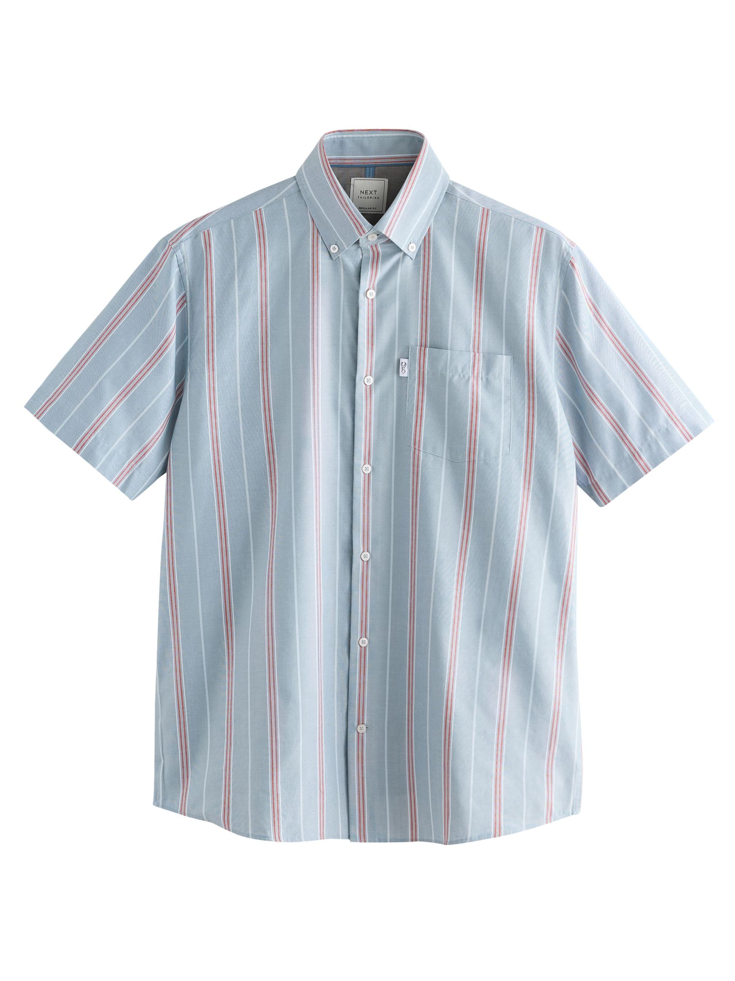 Next Средняя посадка Рубашка в Синий: спереди