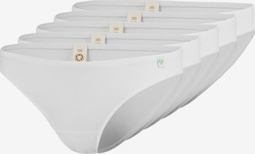 kleiderhelden Slip 'Tease 5er' in Weiß: Vorderseite