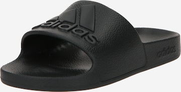 ADIDAS SPORTSWEAR Beach & Pool Shoes 'Aqua Adilette' in Black: front