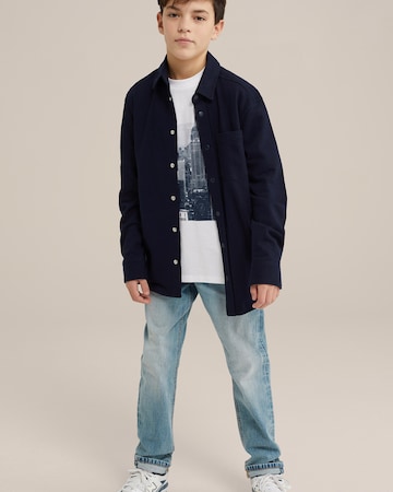 Regular fit Camicia di WE Fashion in blu