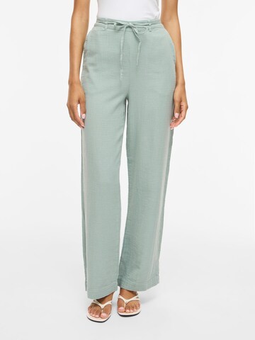 VILA Regular Pants 'VILania' in Green: front