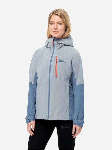 Veste outdoor 'Eagle Peak' JACK WOLFSKIN en bleu : devant