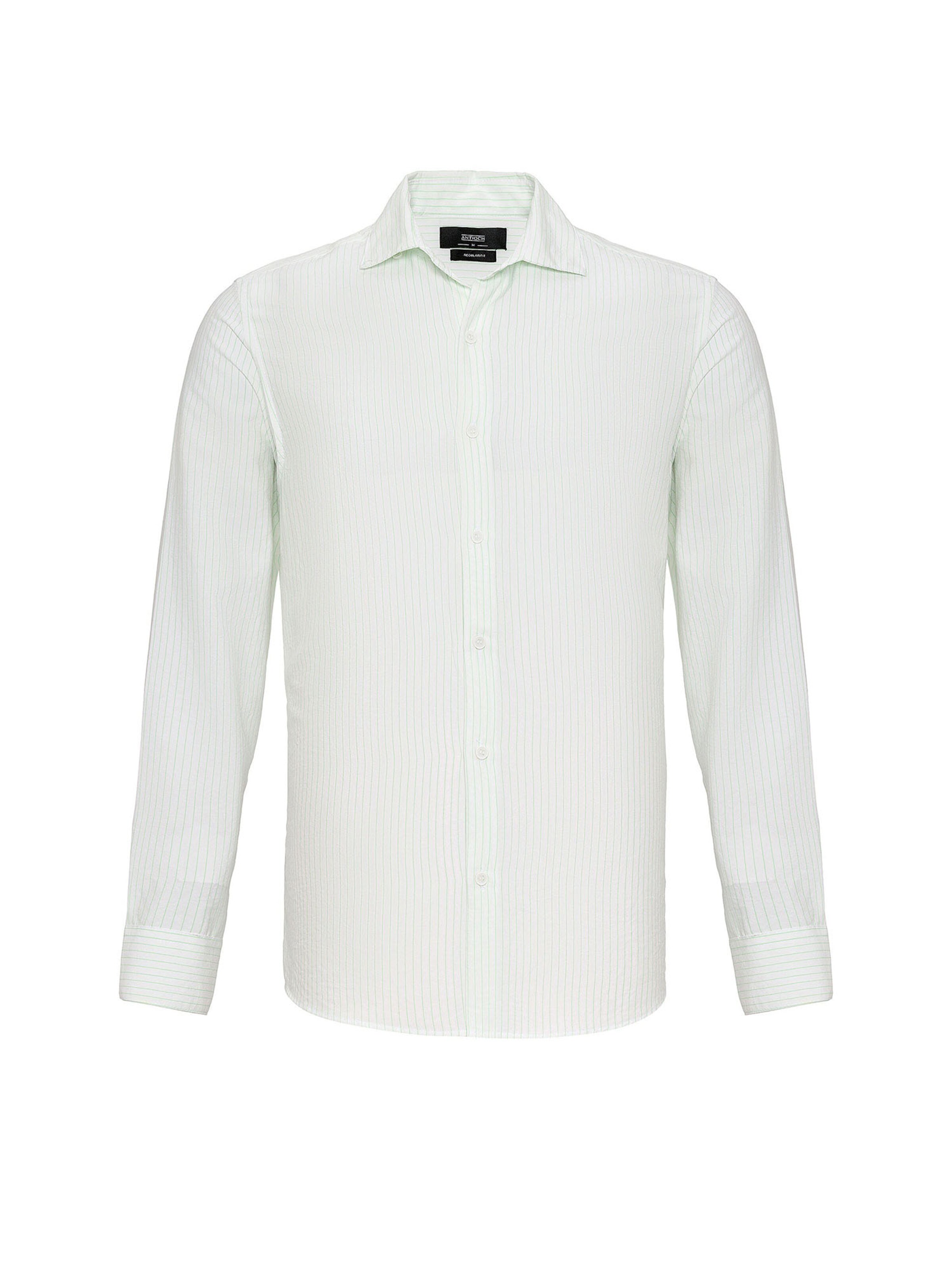 Antioch Regularny krój Koszula w kolorze zielony: przód