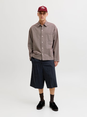 Baggy Pantaloni chino di JACK & JONES in blu: frontale