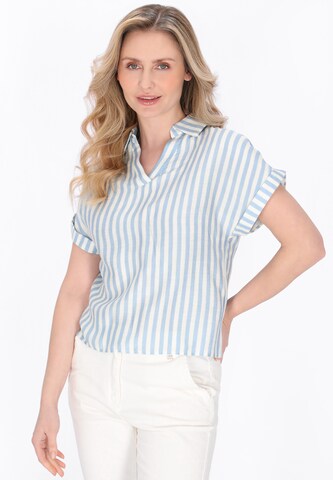 Chemisier 'Casual' Usha en bleu : devant