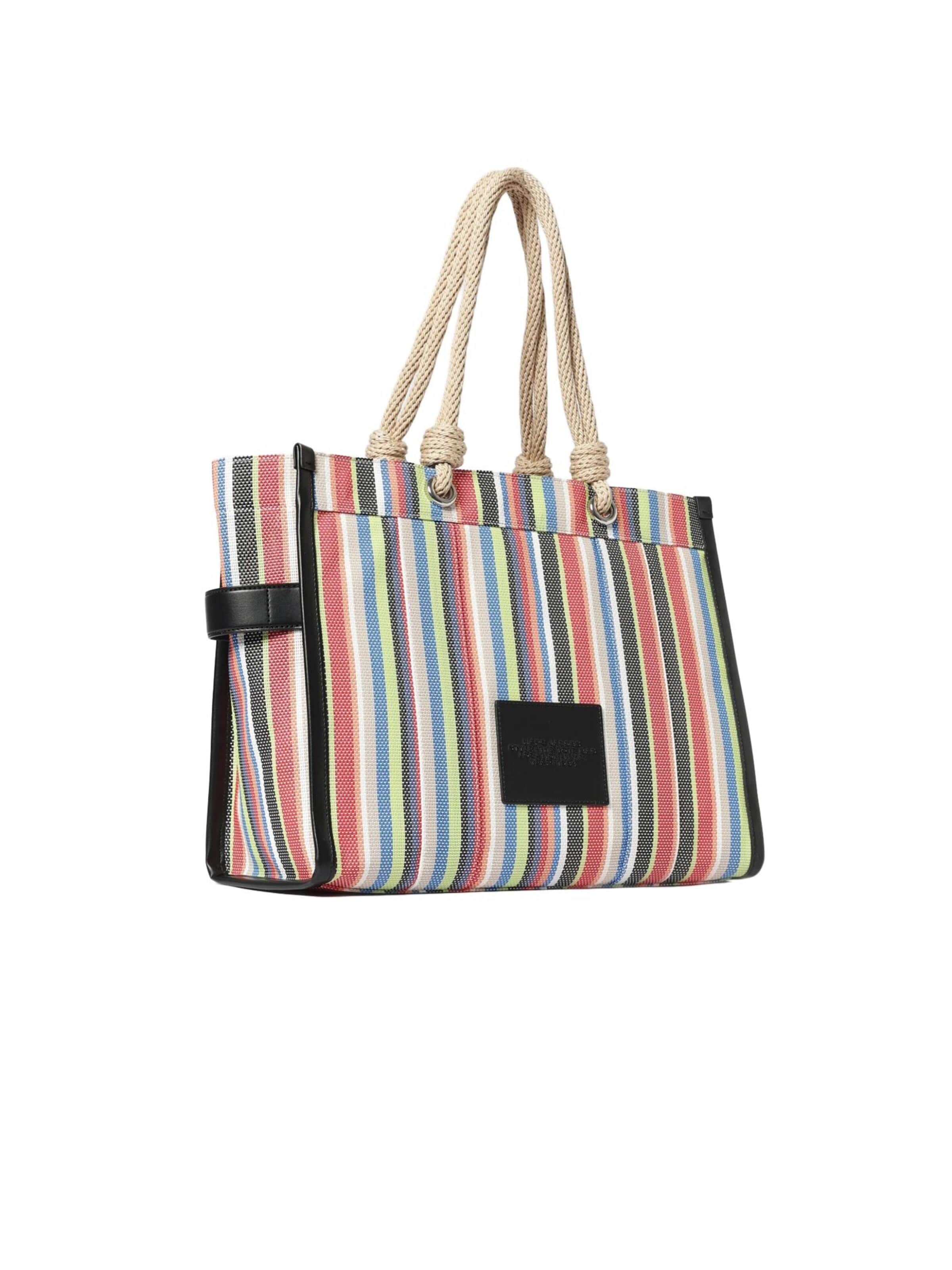 Marc Jacobs - Shopper 'The Stripe Mesh Large Tote Bag' en beige