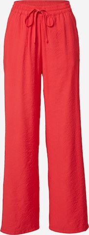 SISTERS POINT Wide leg Pants 'ELLA-PA3' in Red: front