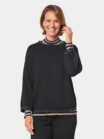 Goldner Pullover in Schwarz: predná strana