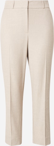 Slimfit Pantaloni cu dungă 'CARVERONICA-ELLY' de la ONLY Carmakoma pe alb: față