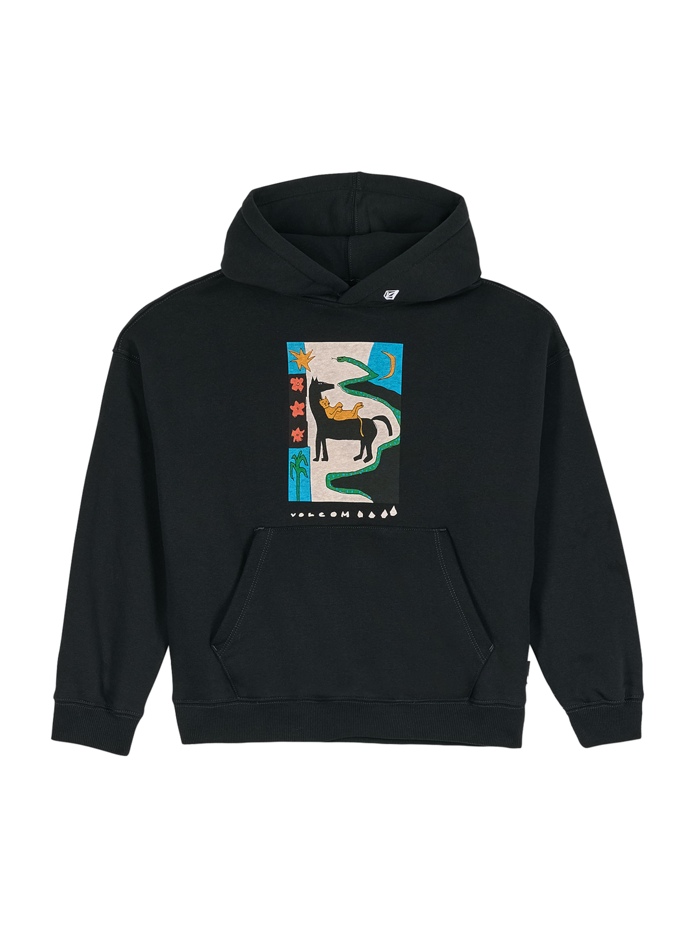 Volcom Sweatshirt 'Watanite' in Black: front