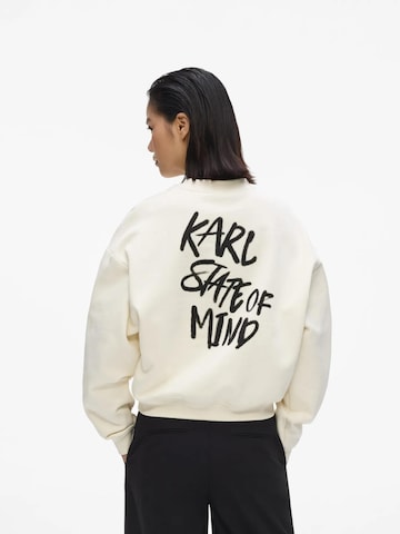 Sweat-shirt KARL LAGERFELD JEANS en beige