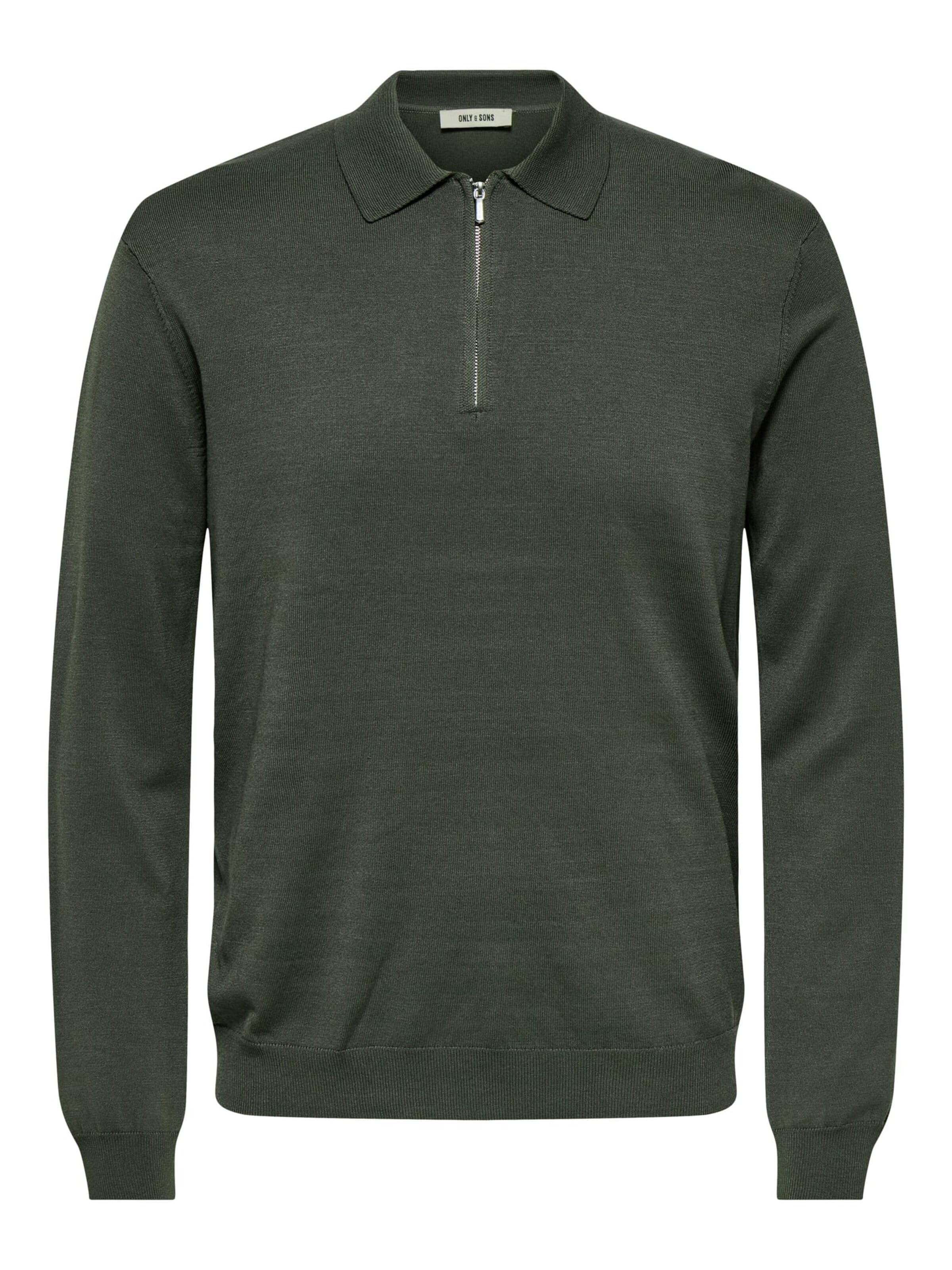 Only & Sons Sweater in Green: front