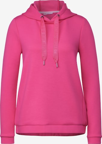 STREET ONE Sweatshirt in Pink: front