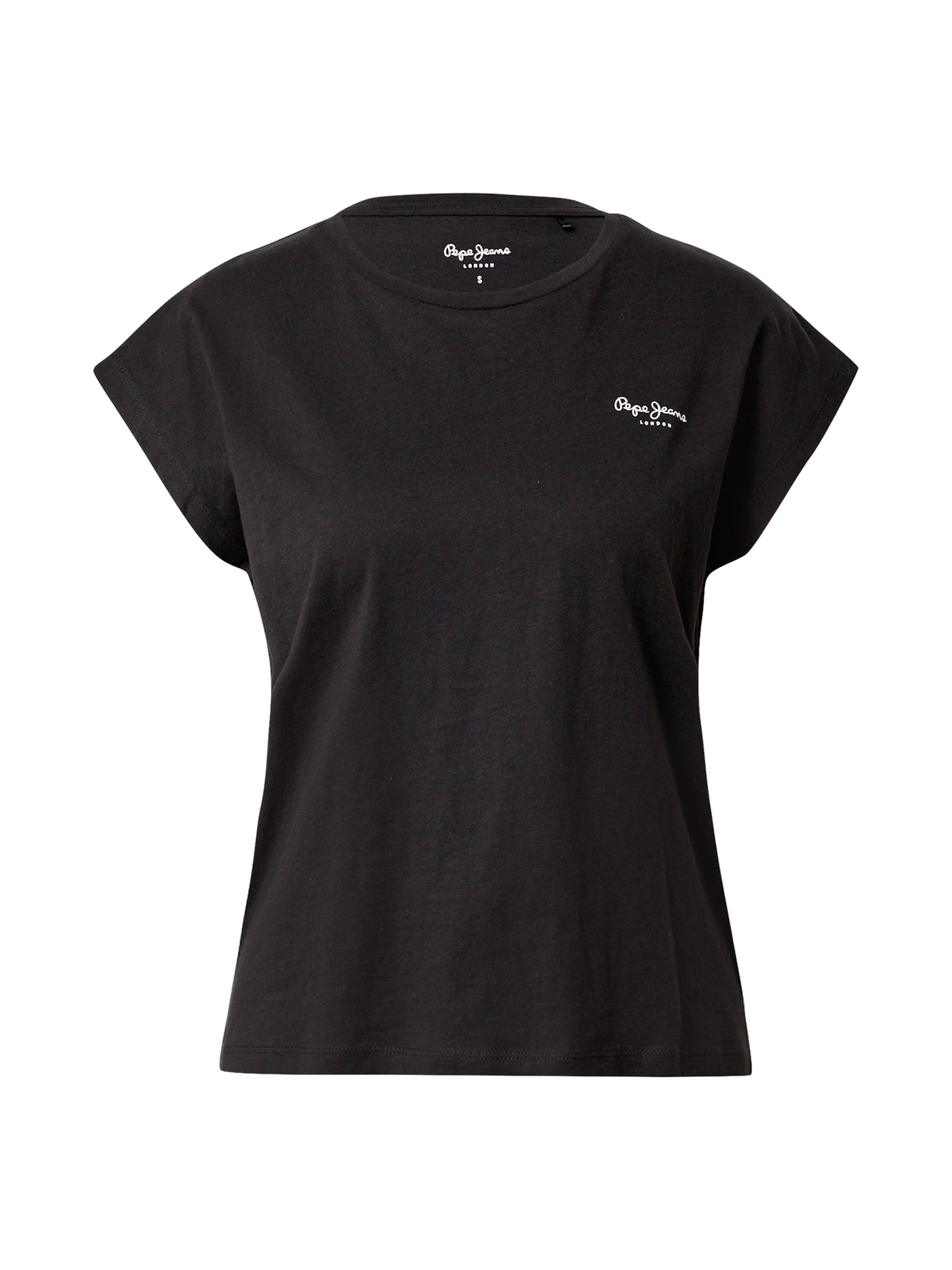 Tricou 'BLOOM' de la Pepe Jeans pe negru: față