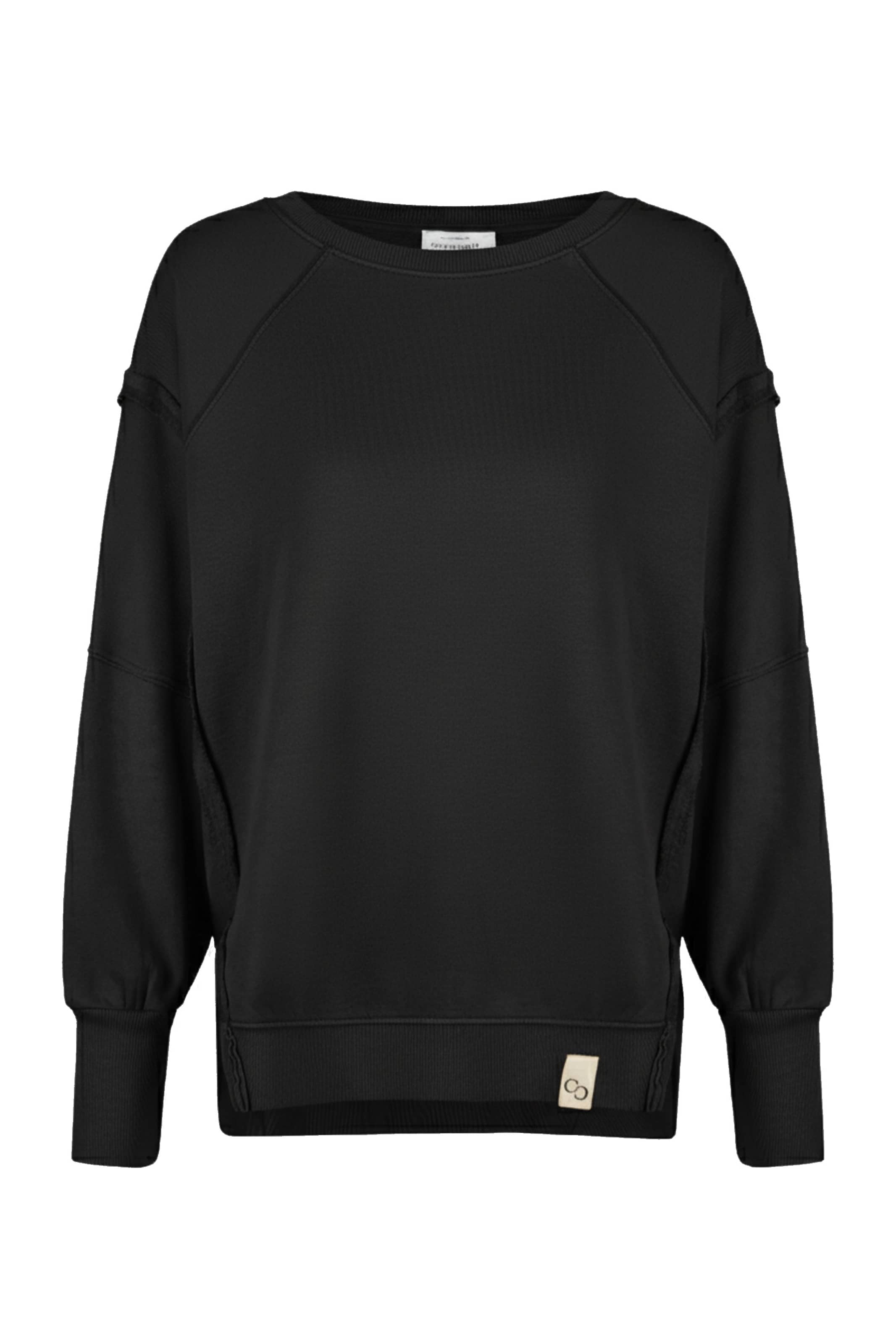 Cotton Candy Sweatshirt in Black: front