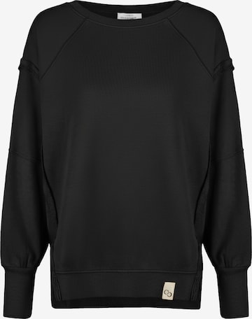 Cotton Candy Sweatshirt in Schwarz: Vorderseite