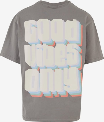2Y Studios Shirt 'Good Vibes Only' in Grijs
