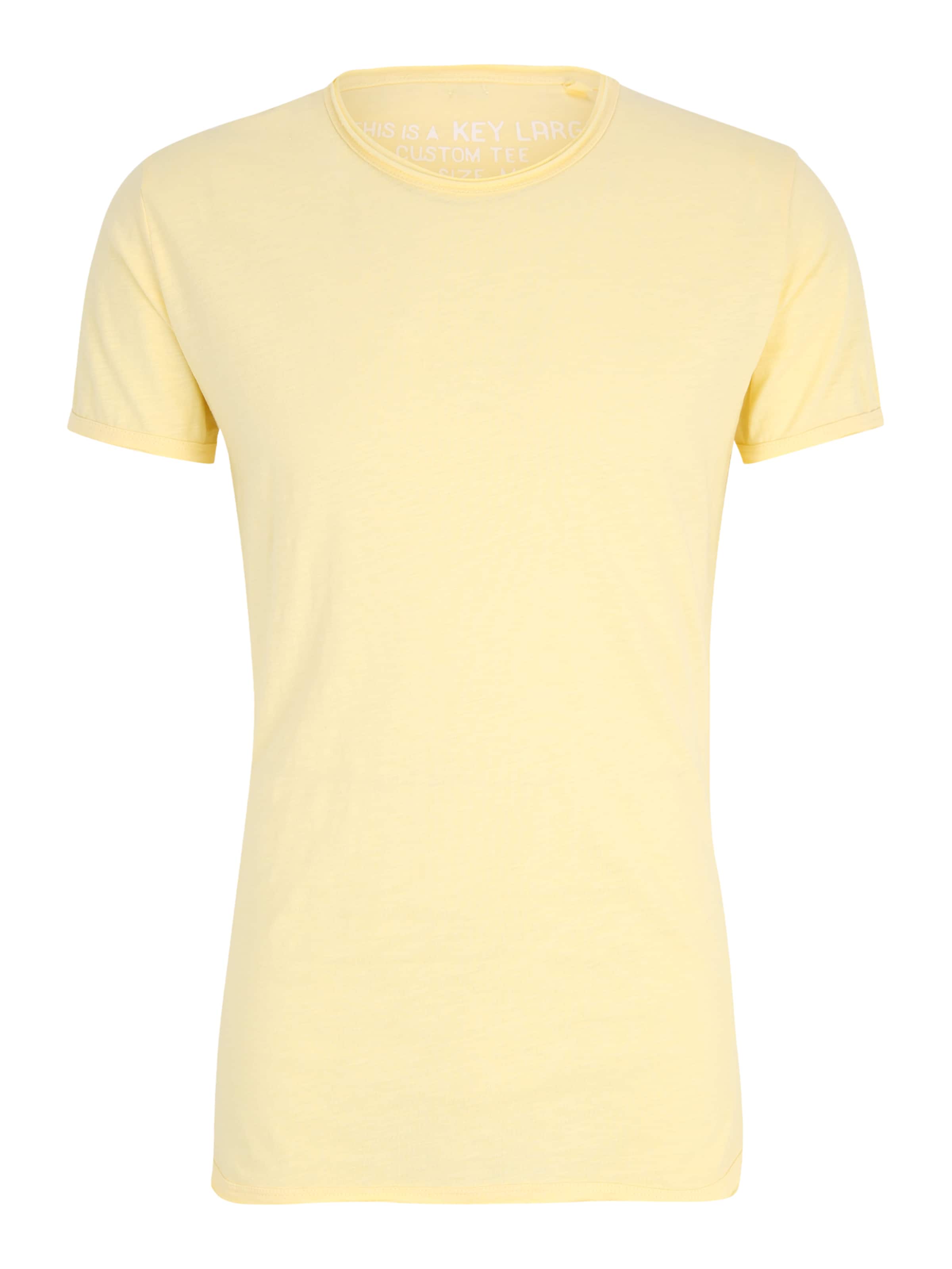 Key Largo Tričko 'T BREAD' – žlutá: přední strana