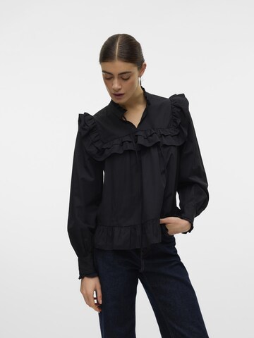 Chemisier 'STINE' VERO MODA en noir