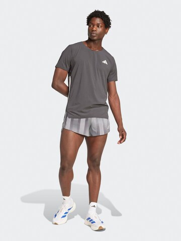 ADIDAS PERFORMANCE Regular Спортен панталон 'ADIZERO' в сиво