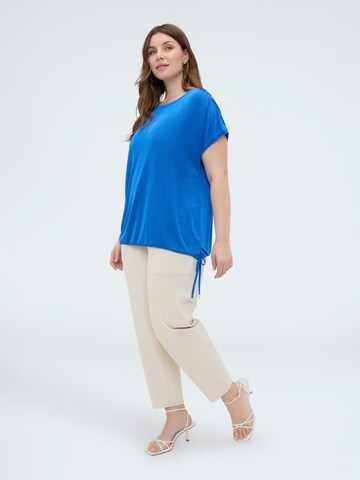 T-shirt Fiorella Rubino en bleu