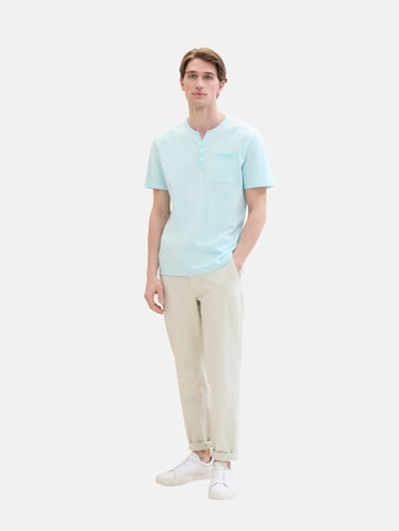 TOM TAILOR Shirt 'Serafino' in Blue