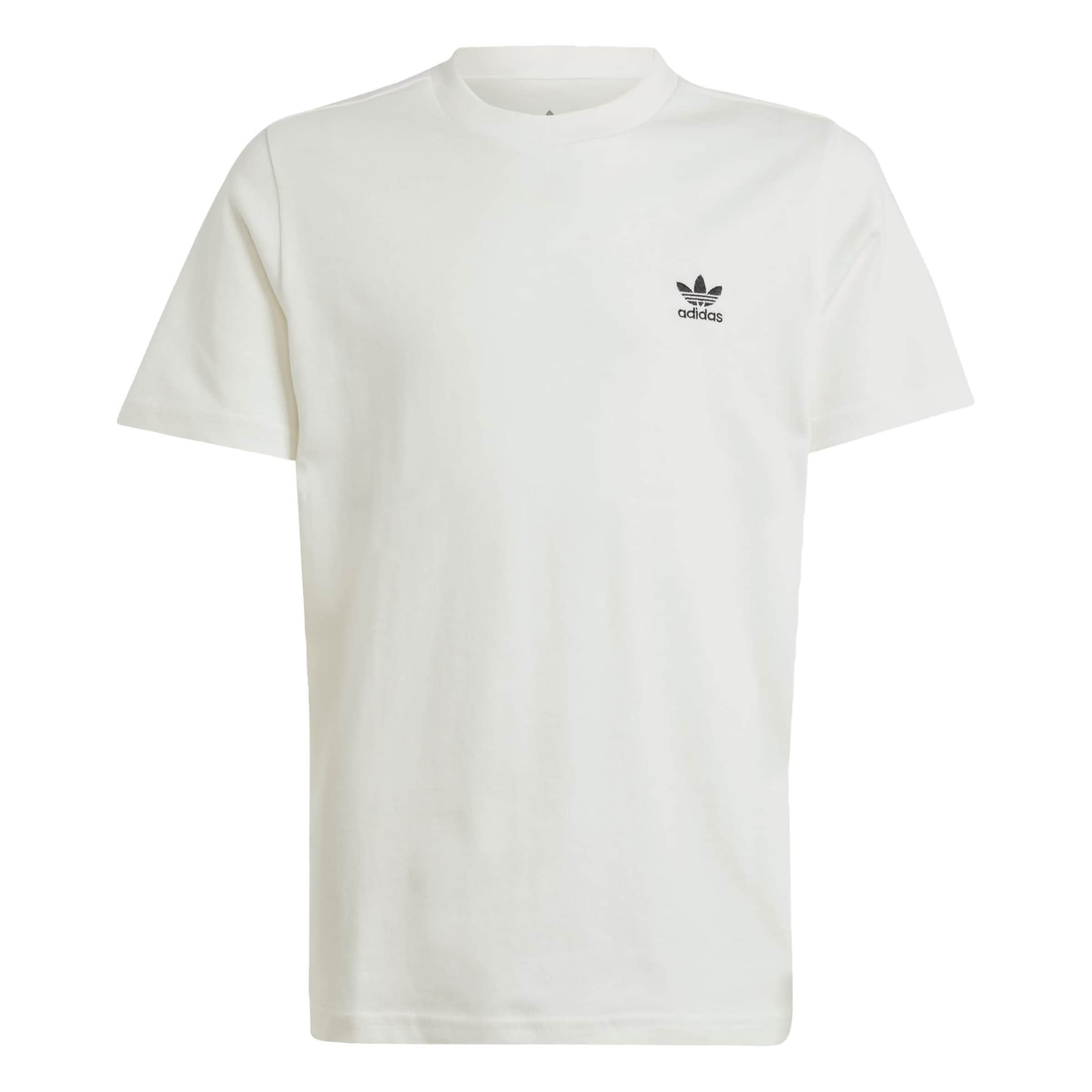Tricou 'Trefoil Essentials' de la ADIDAS ORIGINALS pe alb: față