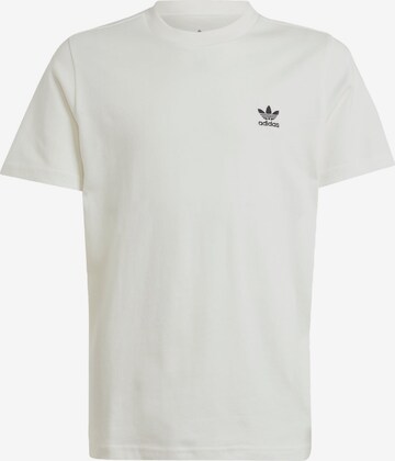 ADIDAS ORIGINALS Shirt 'Trefoil Essentials' in Wit: voorkant