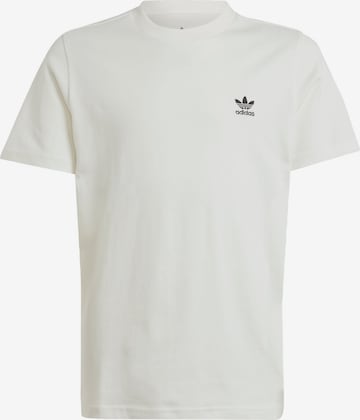 ADIDAS ORIGINALS Shirt 'Trefoil Essentials' in White: front