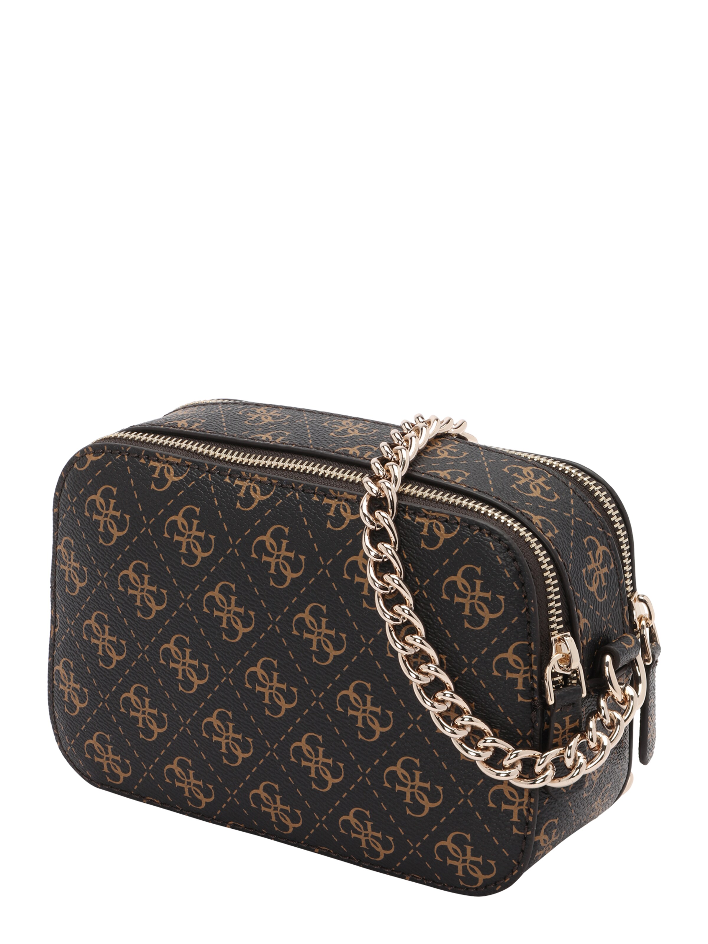 GUESS - Mala de ombro 'NOELLE II CROSSBODY CAMERA' em castanho