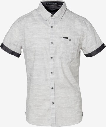 Coupe regular Chemise KOROSHI en gris : devant