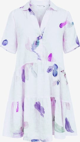 Haris Cotton Kleid in Weiß: Vorderseite
