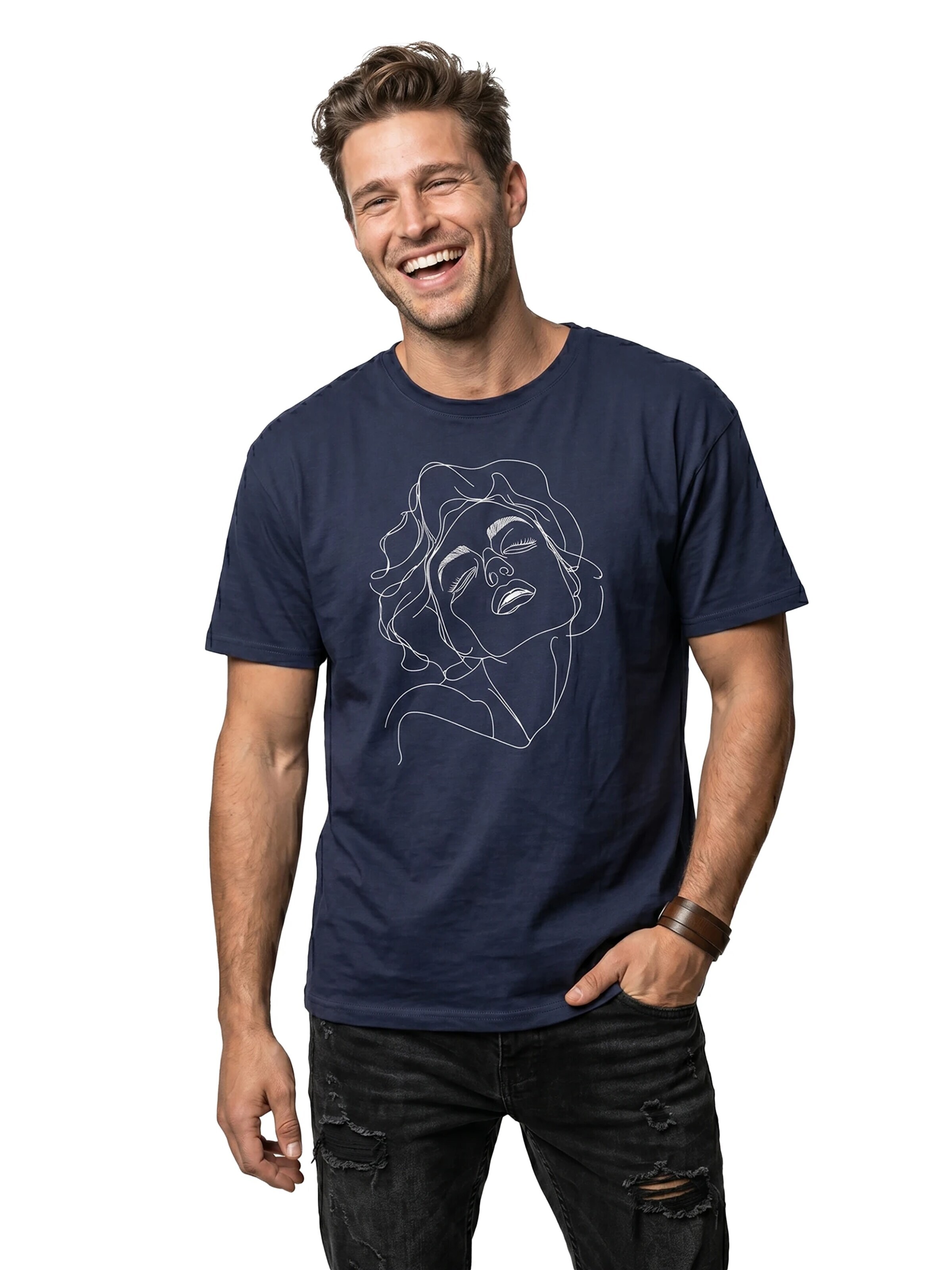 MAKAYA Shirt 'Norma' in Blue