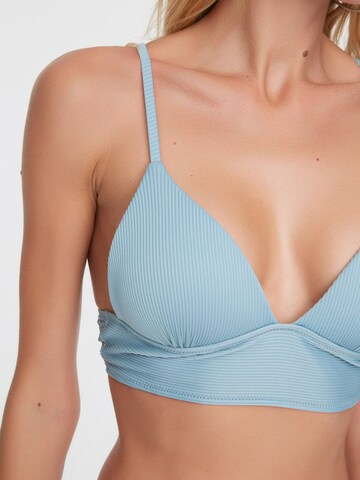 Triangle Hauts de bikini Trendyol en bleu