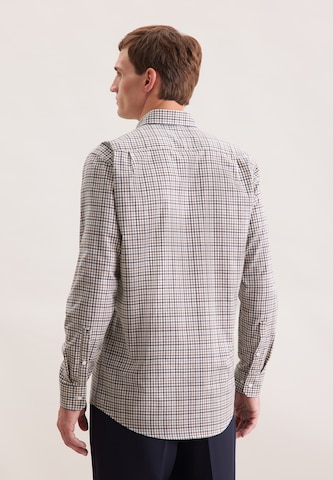 Coupe regular Chemise business SEIDENSTICKER en marron