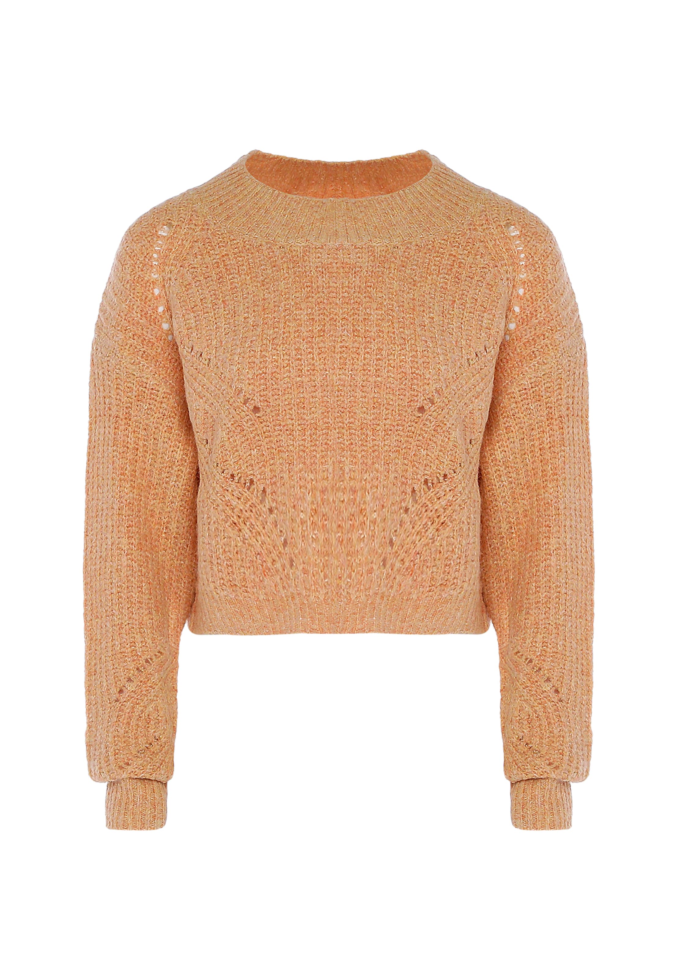 swirly Pullover in Orange: Vorderseite