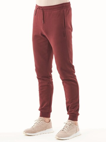 Organication Tapered Trousers in Red