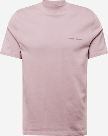 Maglietta 'Norsbro' di Samsøe Samsøe in lilla: frontale