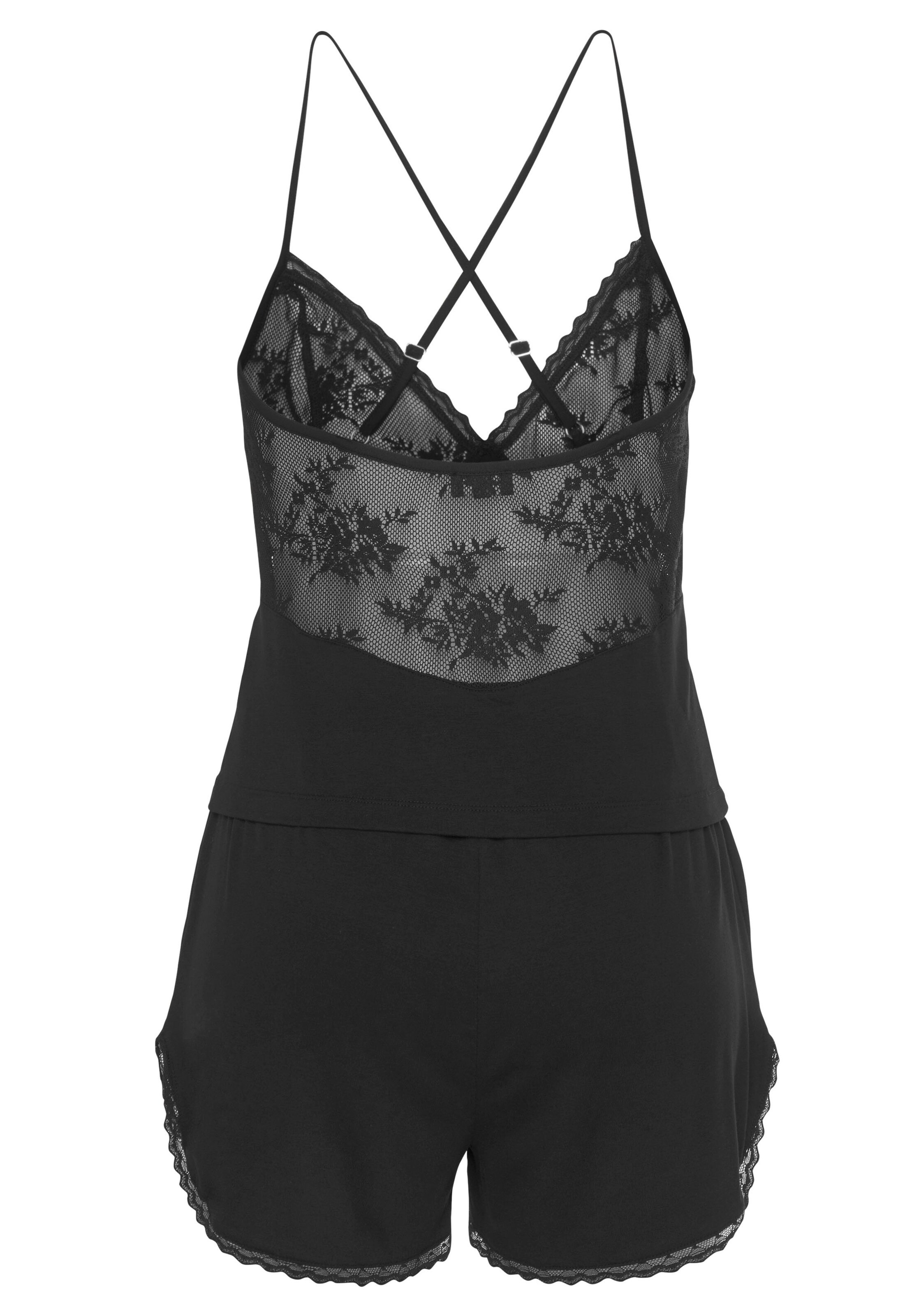 Bruno Banani Short Pajama Set in Black