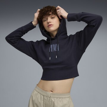 PUMA Sweatshirt 'Premium Essentials' in Blauw: voorkant