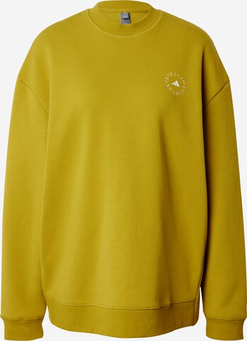 ADIDAS BY STELLA MCCARTNEY Sportief sweatshirt in Geel: voorkant