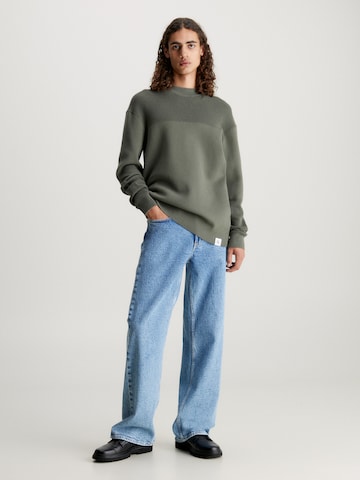 Calvin Klein Jeans Pullover in Grün